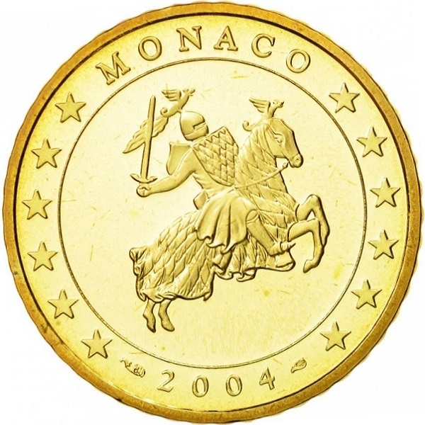 Монако 50 Евро цент (2004) KM#