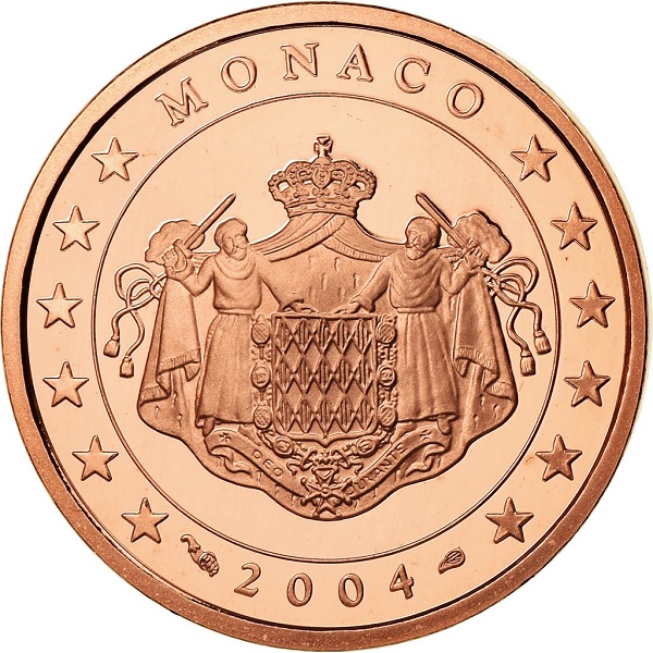 Монако 5 Евро цент (2004) KM#