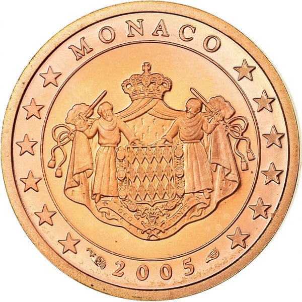 Monaco 2 Euro cent (2005) KM#