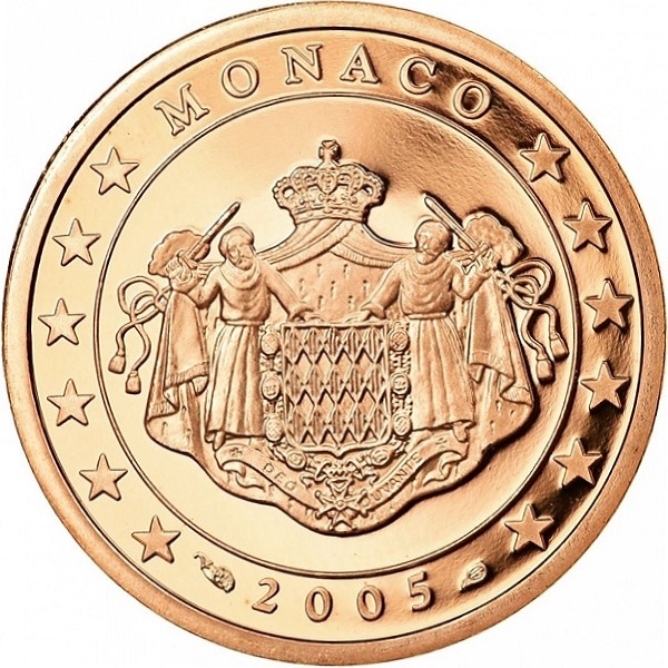 Монако 5 Евро цент (2005) KM#