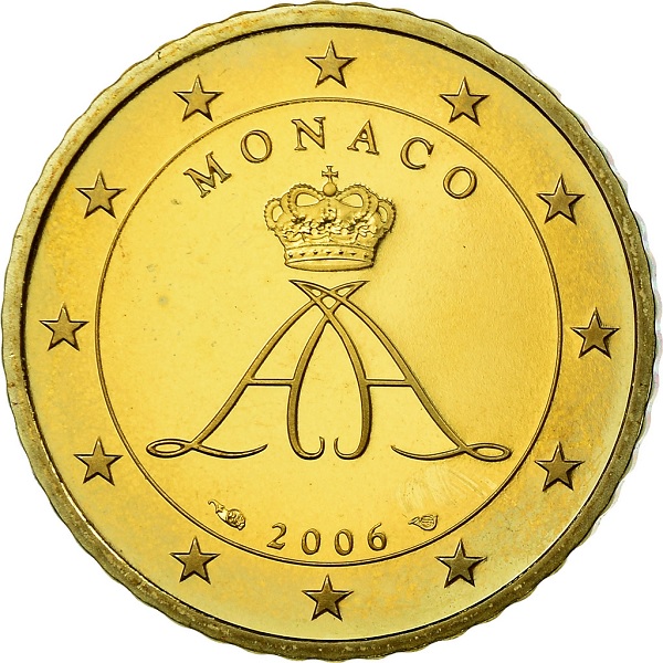 Монако 50 Евро цент (2006) KM#