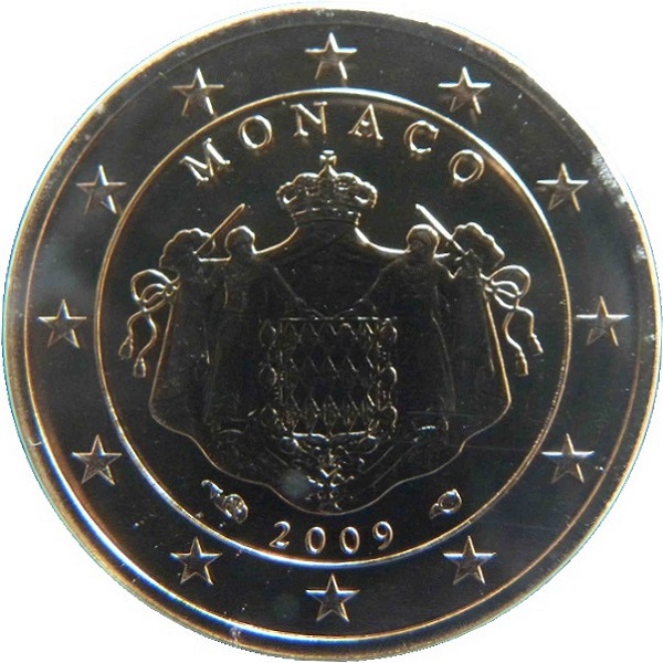 Монако 2 Евро цент (2009) KM#