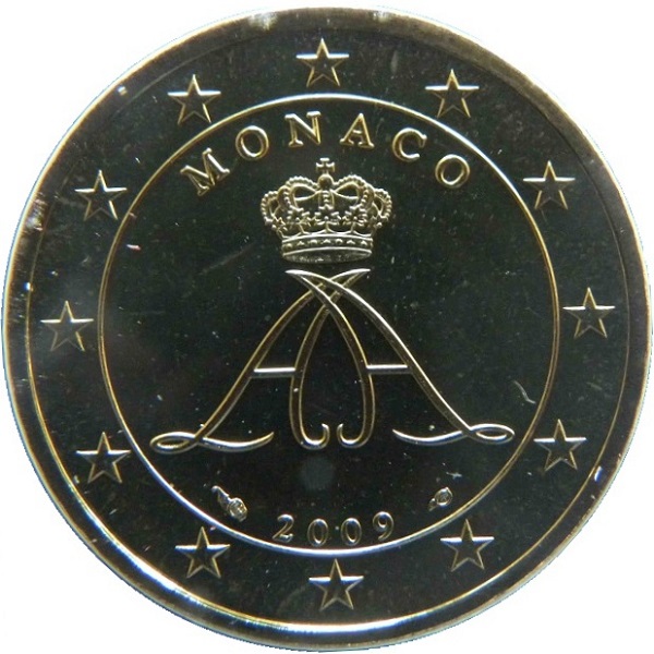 Монако 50 Евро цент (2009) KM#
