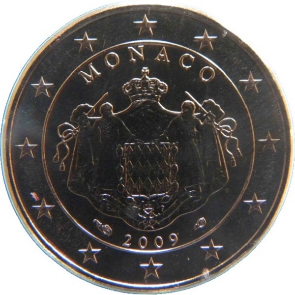 Монако 5 Евро цент (2009) KM#