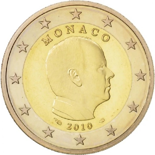 Монако 2 Евро (2010) KM#