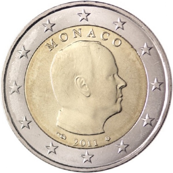 Монако 2 Евро (2011) KM#