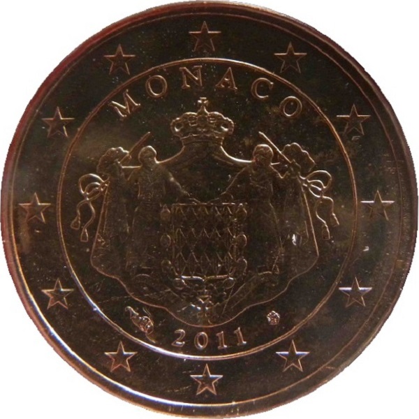 Монако 2 Евро цент (2011) KM#
