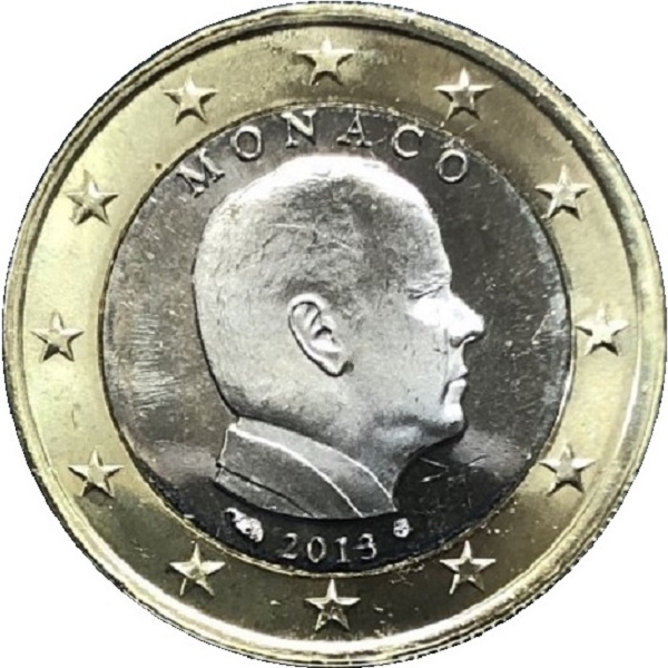 Монако 1 Евро (2013) KM#