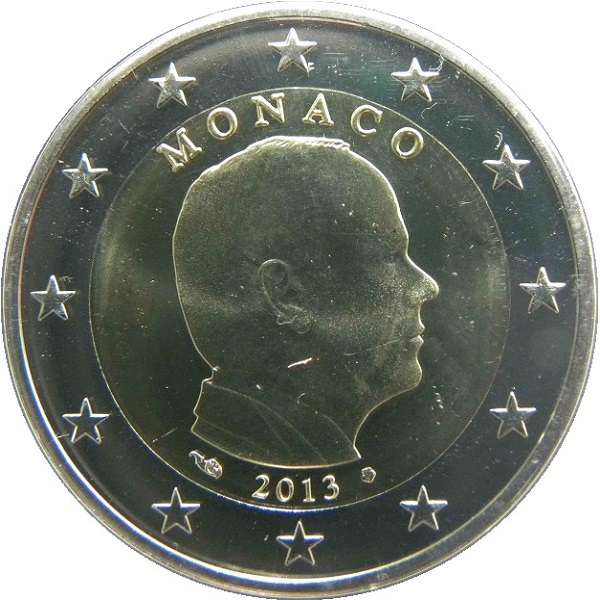 Монако 2 Евро (2013) KM#