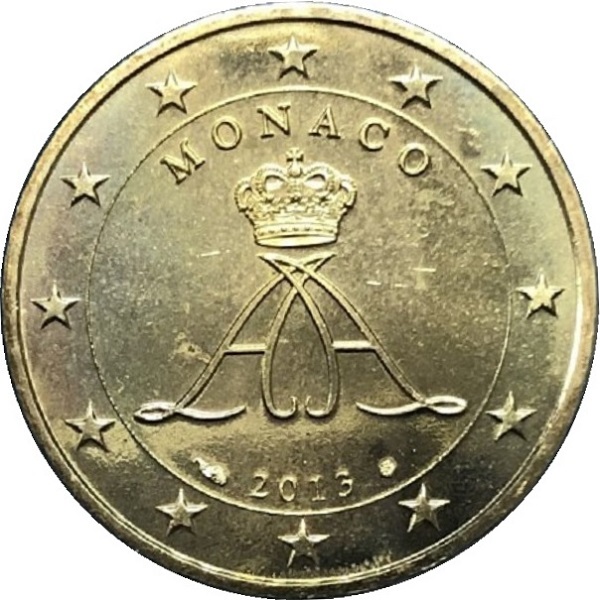 Монако 50 Евро цент (2013) KM#