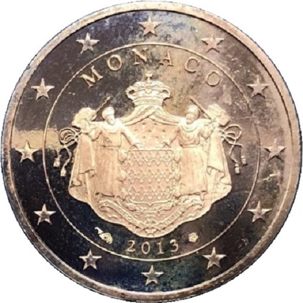 Монако 5 Евро цент (2013) KM#