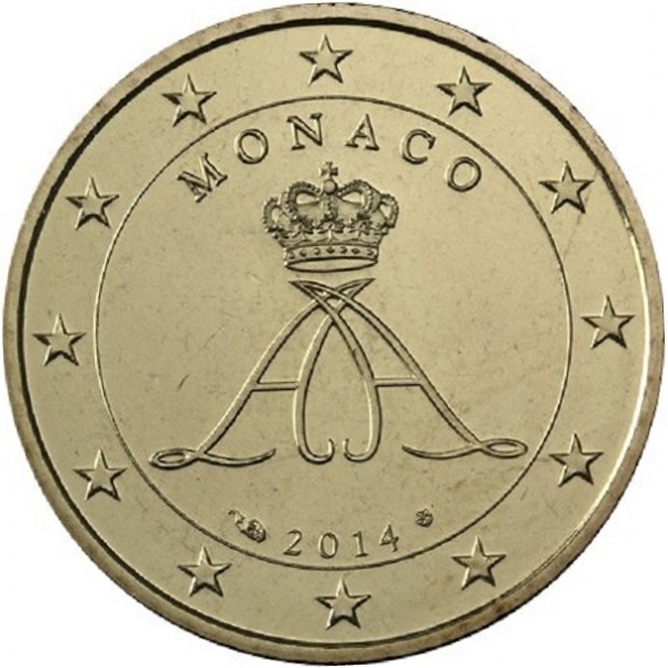 Монако 10 Евро цент (2014) KM#