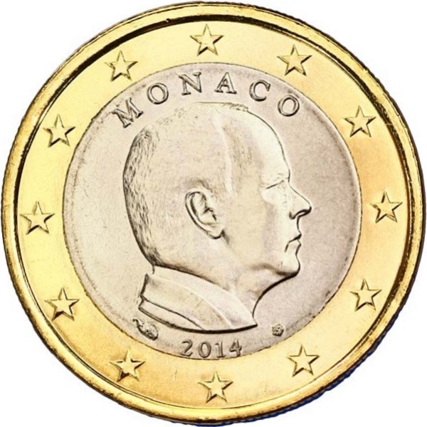 Монако 1 Евро (2014) KM#