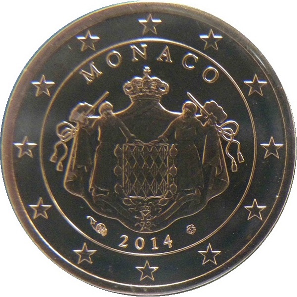 Монако 2 Евро цент (2014) KM#