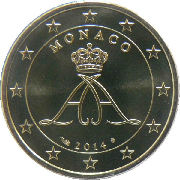 Монако 50 Евро цент (2014) KM#