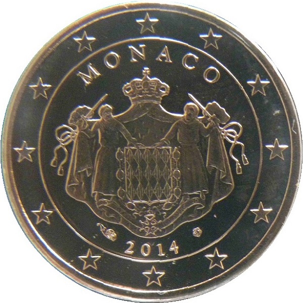 Монако 5 Евро цент (2014) KM#