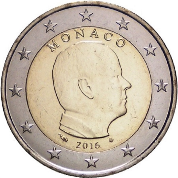 Монако 2 Евро (2016) KM#