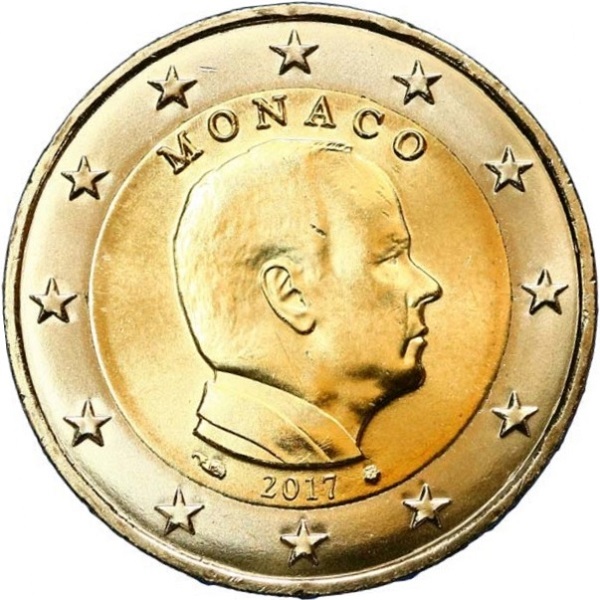 Монако 2 Евро (2017) KM#