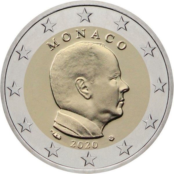 Монако 2 Евро (2020) KM#