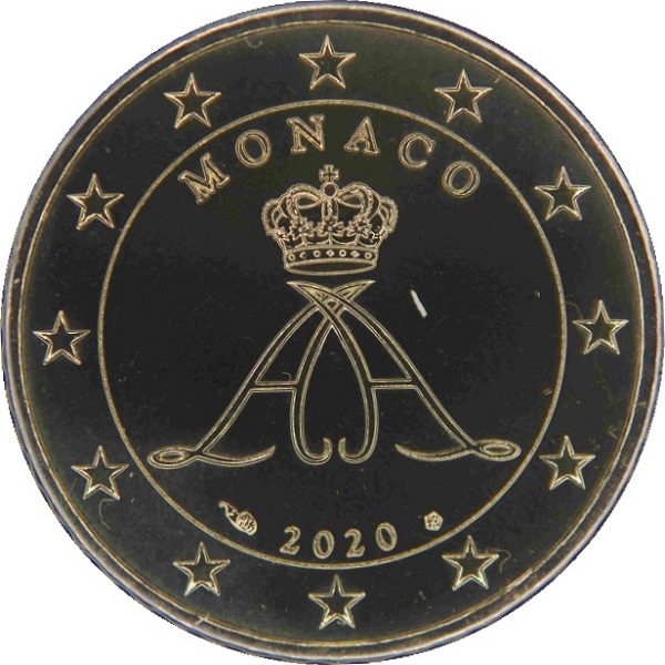 Монако 50 Евро цент (2020) KM#