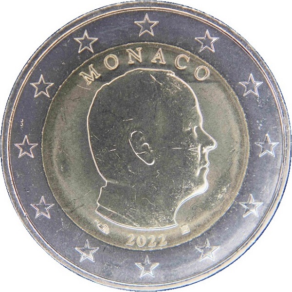 Монако 2 Евро (2022) KM#