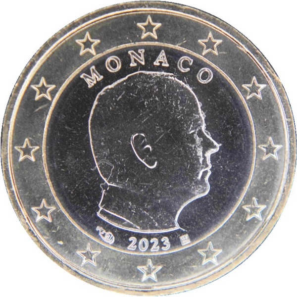 Монако 1 Евро (2023) KM#