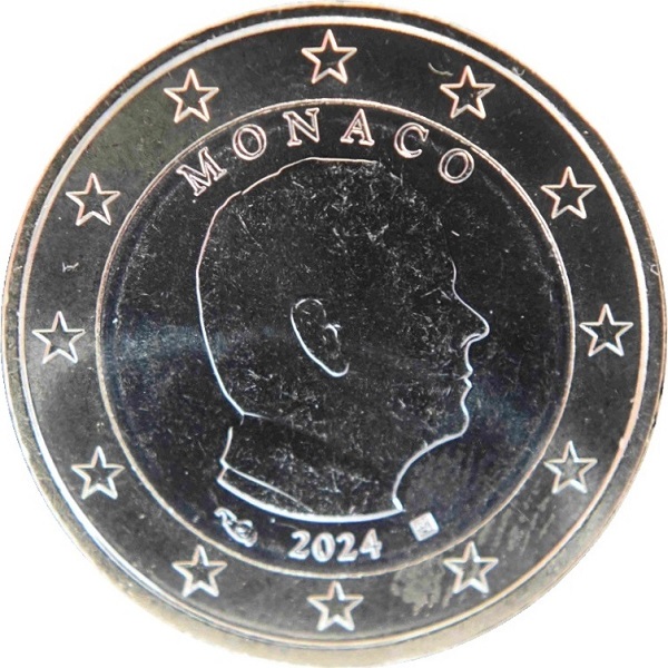 Monaco 1 Euro (2024) KM#