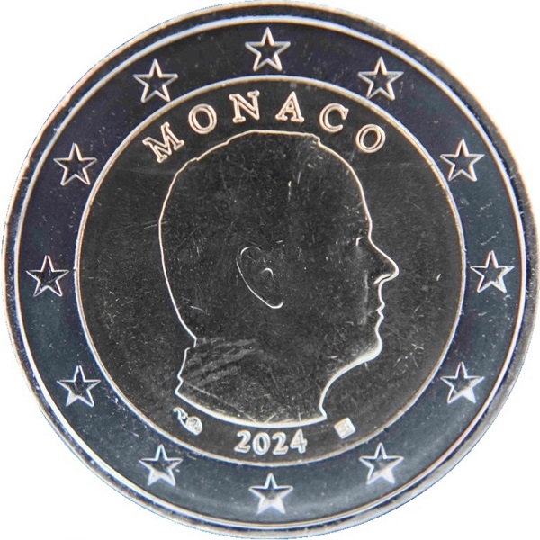 Монако 2 Евро (2024) KM#