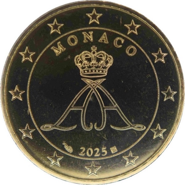 Монако 50 Евроцент (2025) KM#