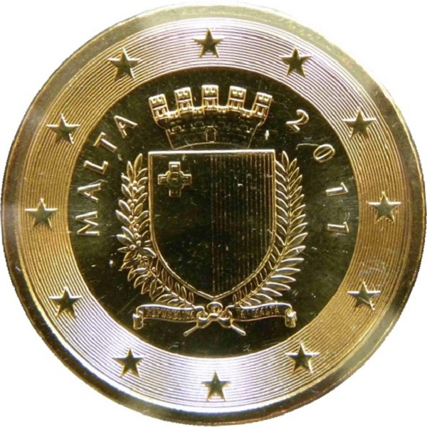 Мальта 50 Евро цент (2011) KM#