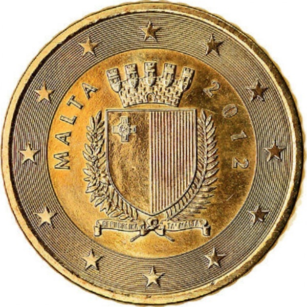 Мальта 50 Евро цент (2012) KM#