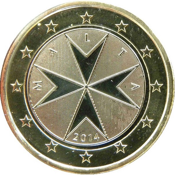Мальта 1 Евро (2014) KM#