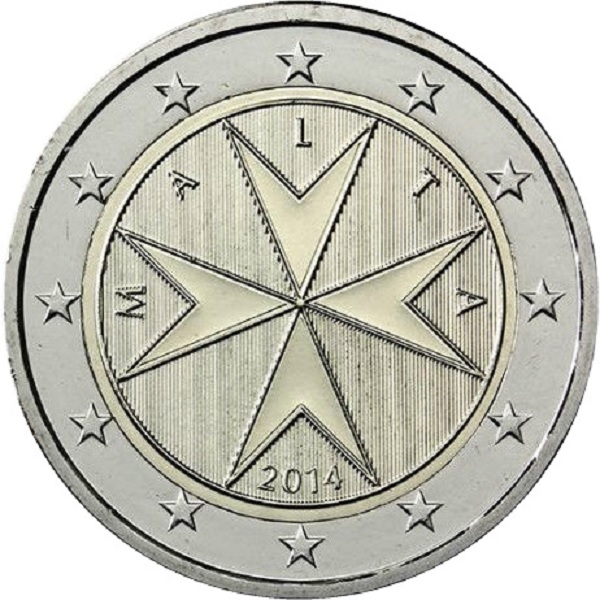 Мальта 2 Евро (2014) KM#