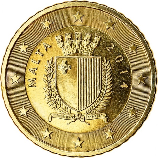 Мальта 50 Евро цент (2014) KM#