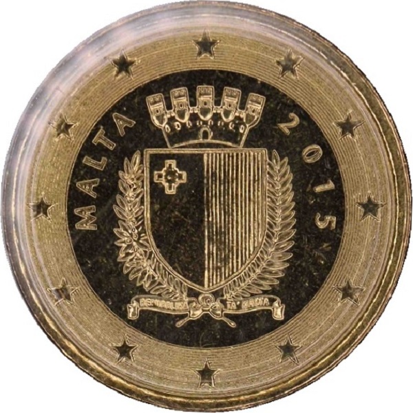 Мальта 10 Евро цент (2015) KM#