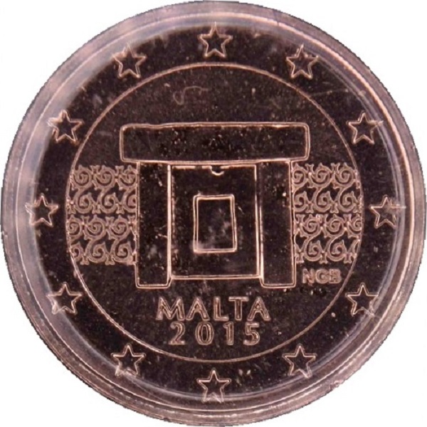 Мальта 1 Евро цент (2015) KM#