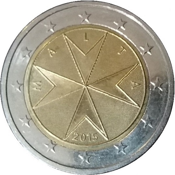 Мальта 2 Евро (2015) KM#