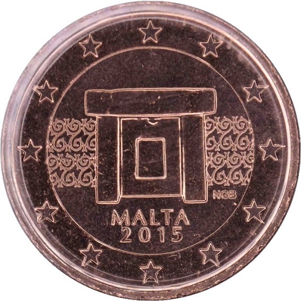 Мальта 2 Евро цент (2015) KM#