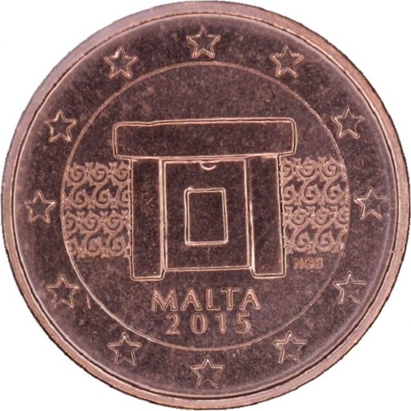 Мальта 5 Евро цент (2015) KM#