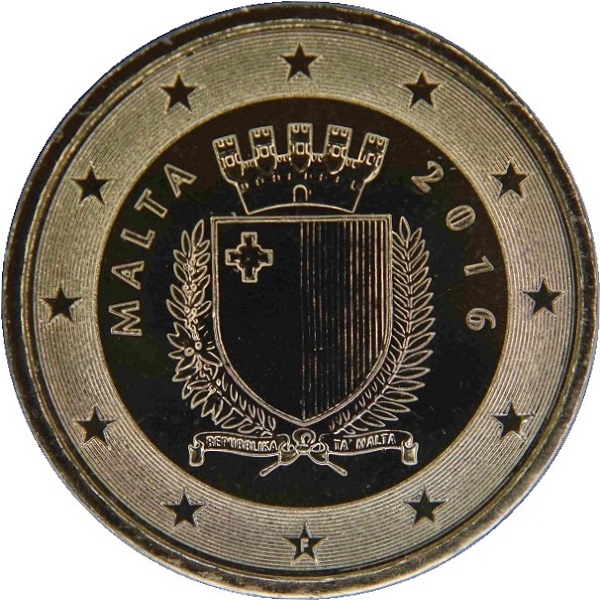 Мальта 10 Евро цент (2016) KM#
