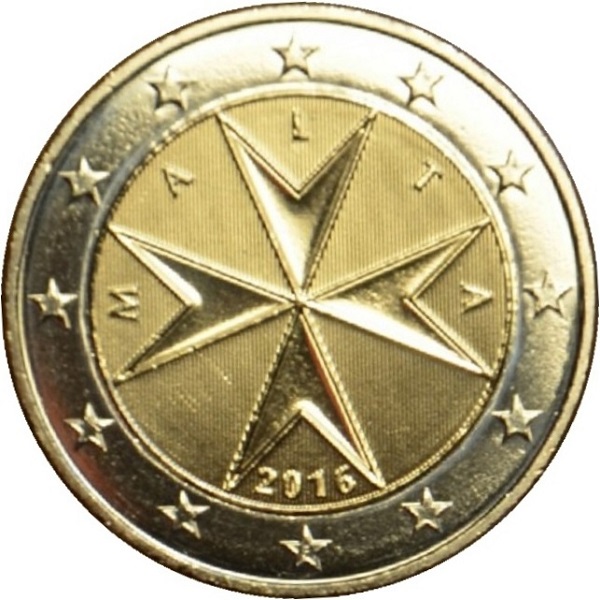 Мальта 2 Евро (2016) KM#