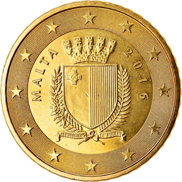 Мальта 50 Евро цент (2016) KM#
