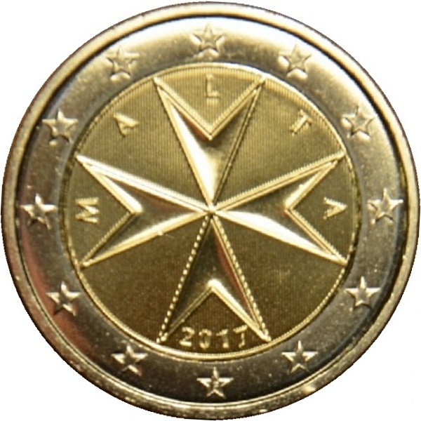 Мальта 2 Евро (2017) KM#