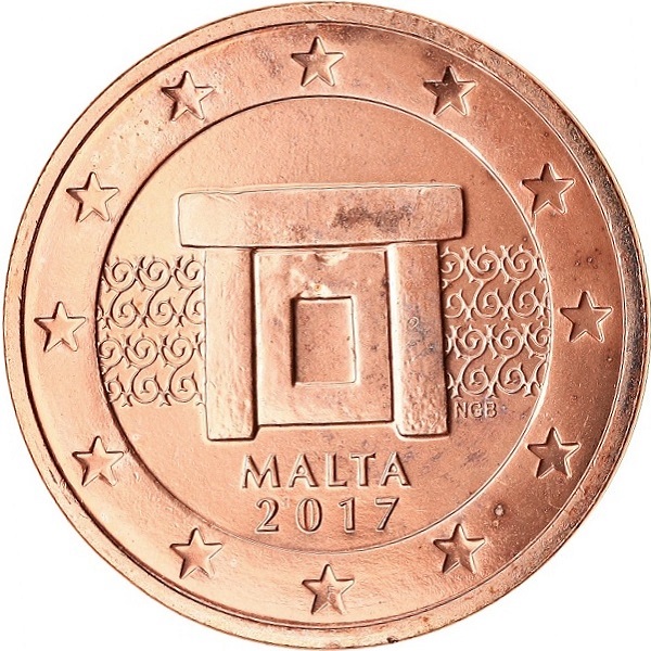 Мальта 2 Евро цент (2017) KM#