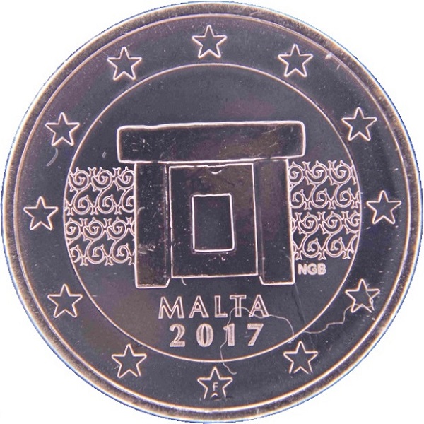 Мальта 5 Евро цент (2017) KM#