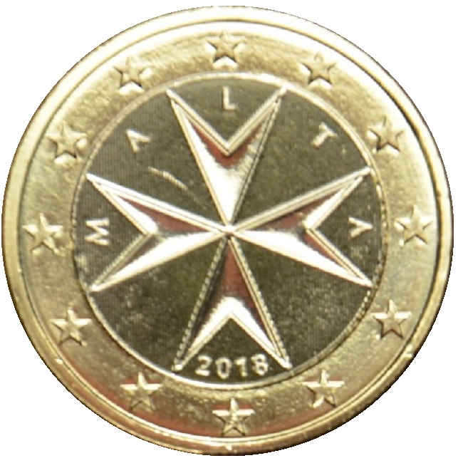 Мальта 1 Евро (2018) KM#