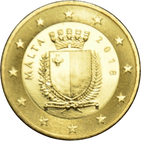 Мальта 50 Евро цент (2018) KM#