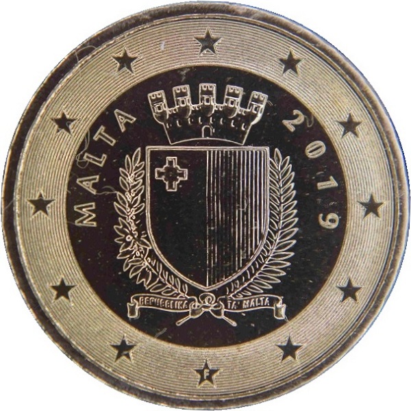 Мальта 10 Евро цент (2019) KM#