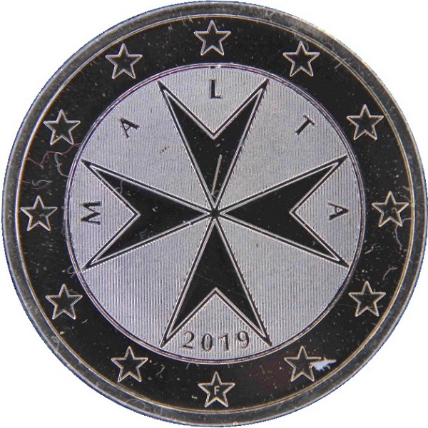 Мальта 1 Евро (2019) KM#