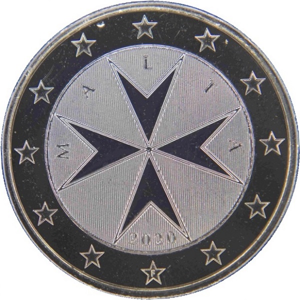 Мальта 1 Евро (2020) KM#